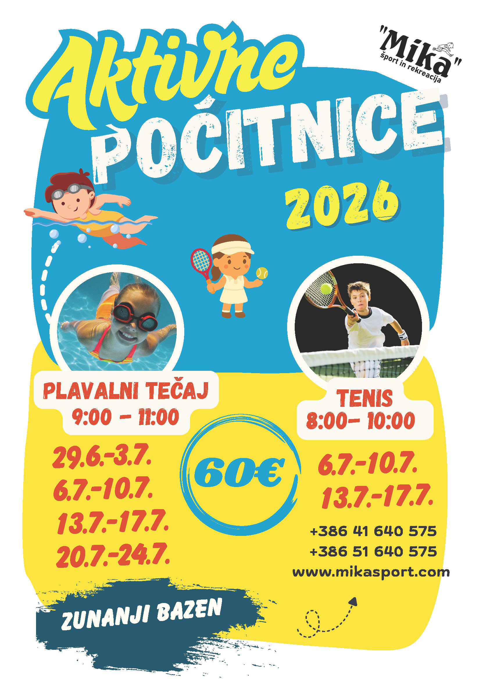 Aktivne počitnice 2026